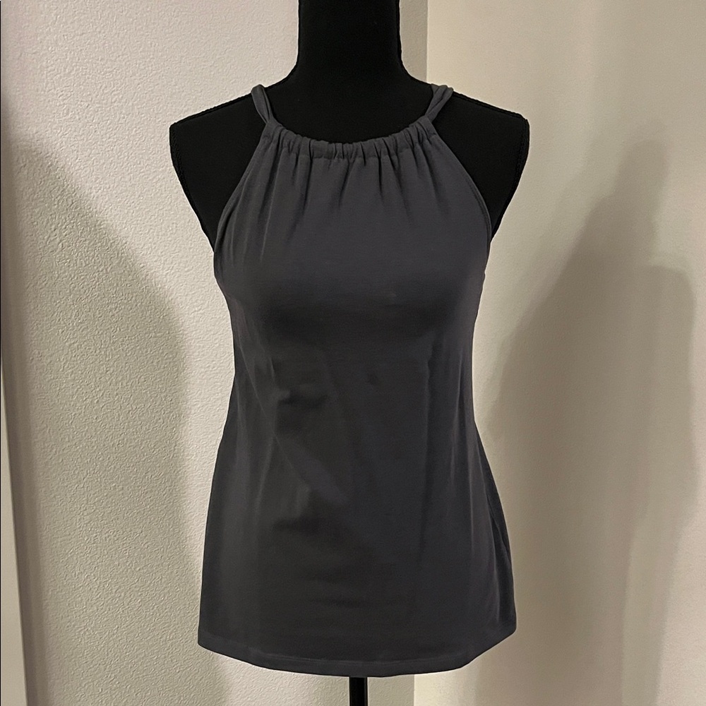Athleta Charcoal Tank Top w/built in bra